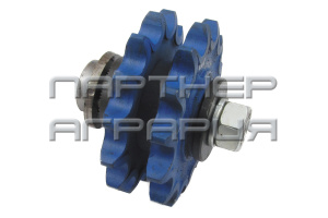 Запчасти для Разбрасывателей ПРТ 7, 10, ПИМ 40, ПС-45, 30 Звездочка двухрядная ПРТ 10.02.800 в сборе (Китай) фото ООО “Партнер агрария”